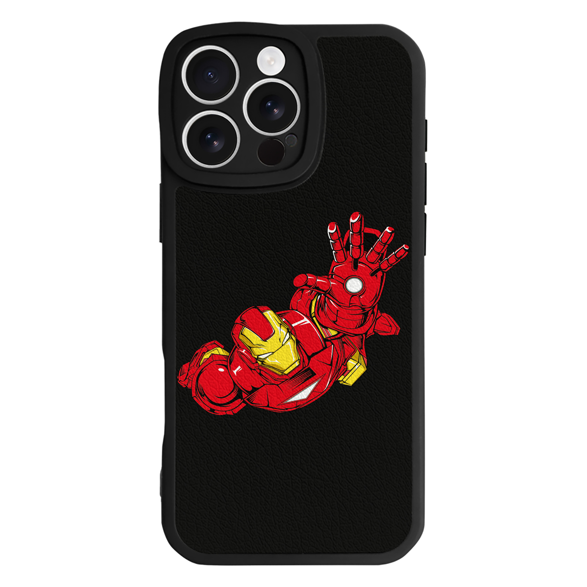 （画像用） アベンジャーズ The Avengers 【iPhone 16シリーズ対応】シリコンスマホケース（レザー調） 材質：シリコン